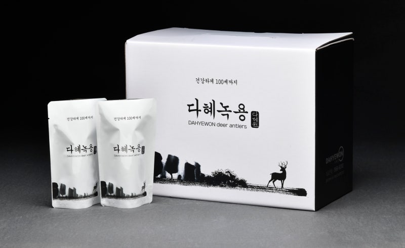 다혜녹용 선물 박스와 파우치